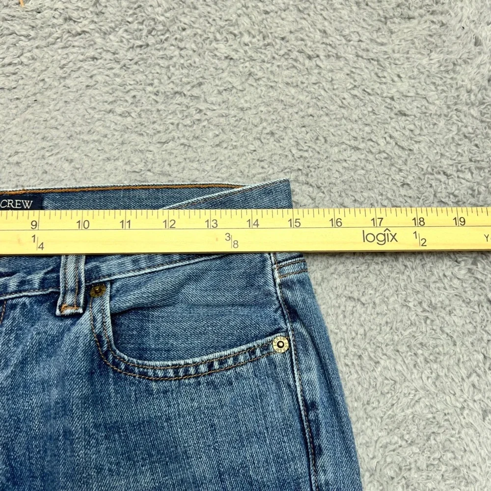 J.Crew Jeans‎ Mens 31x32 The Driggs Blue Excellent Slim Straight Cotton Office